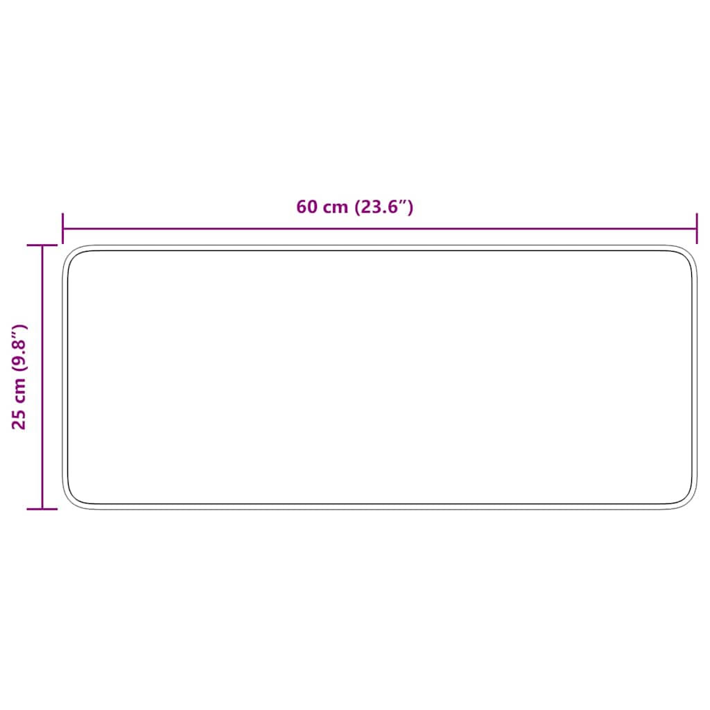 Tapis de marche antidérapants 15 pcs Jaune 60 x 25 cm PP