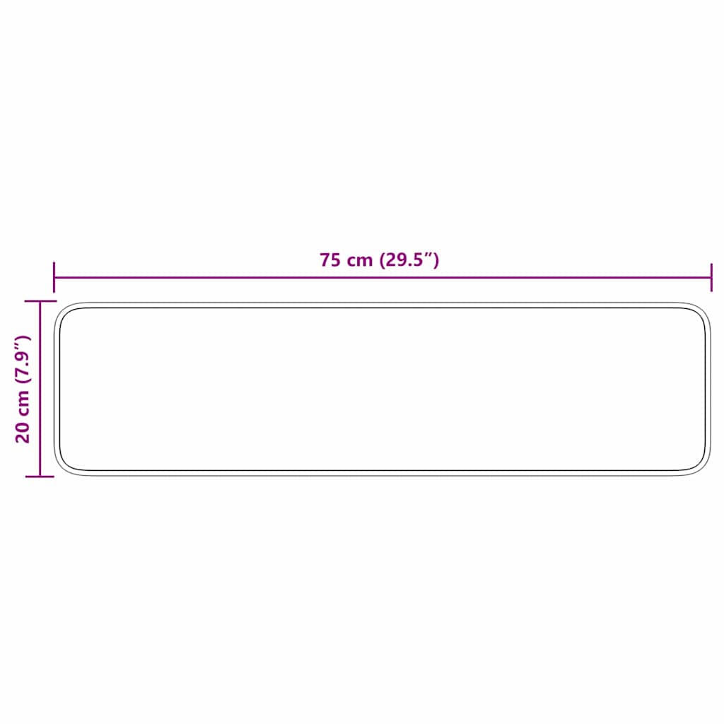 Rutschfeste Treppenmatten 15 pcs Gelb 75 x 20 cm PP