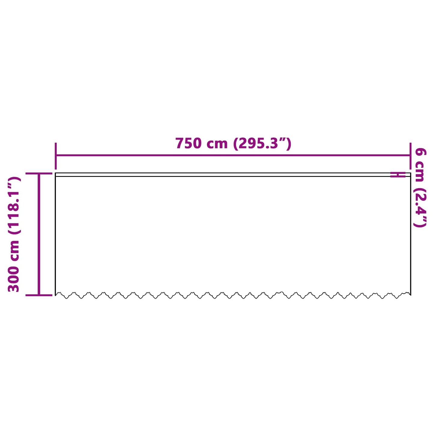 Voilage en dentelle avec rideaux à motif floral blanc 300 x 750 cm polyester