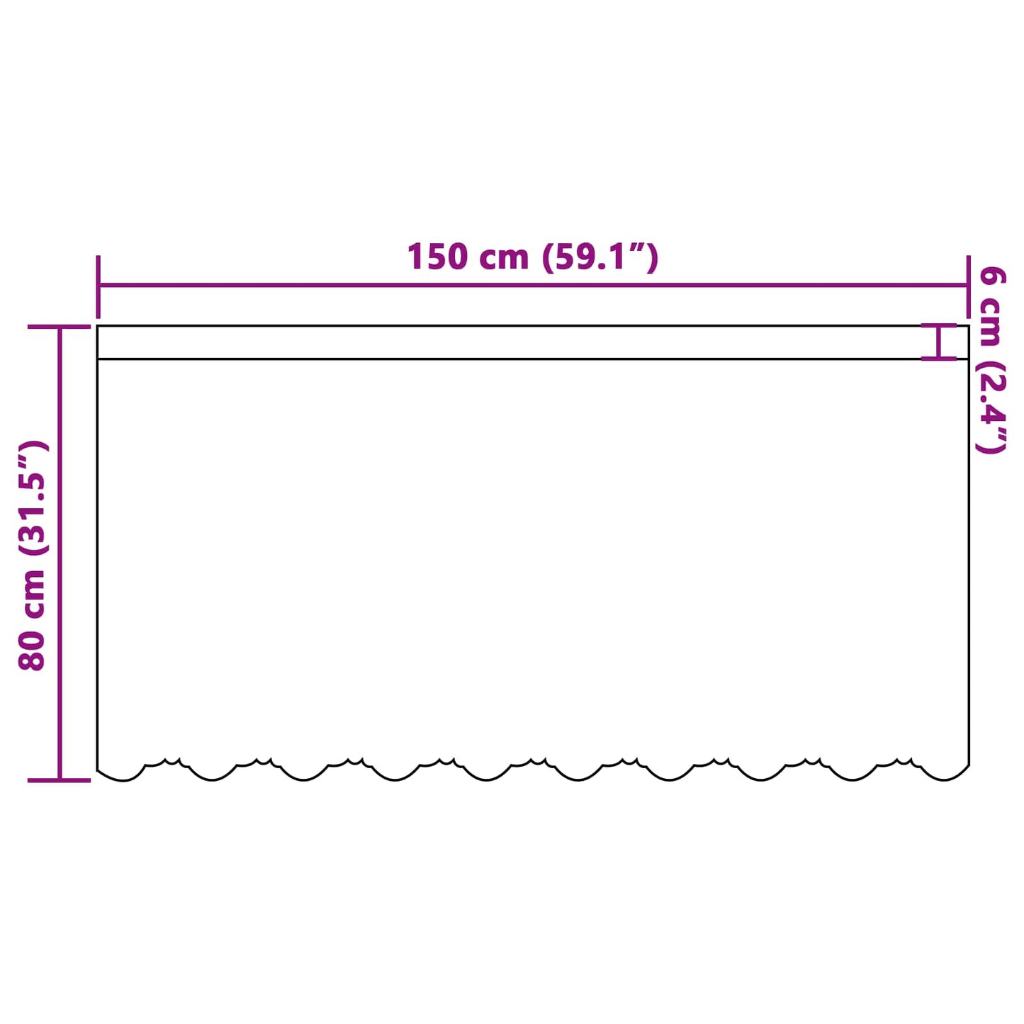 Voilage pointe avec rideaux à motif floral blanc 80 x 150 cm polyester