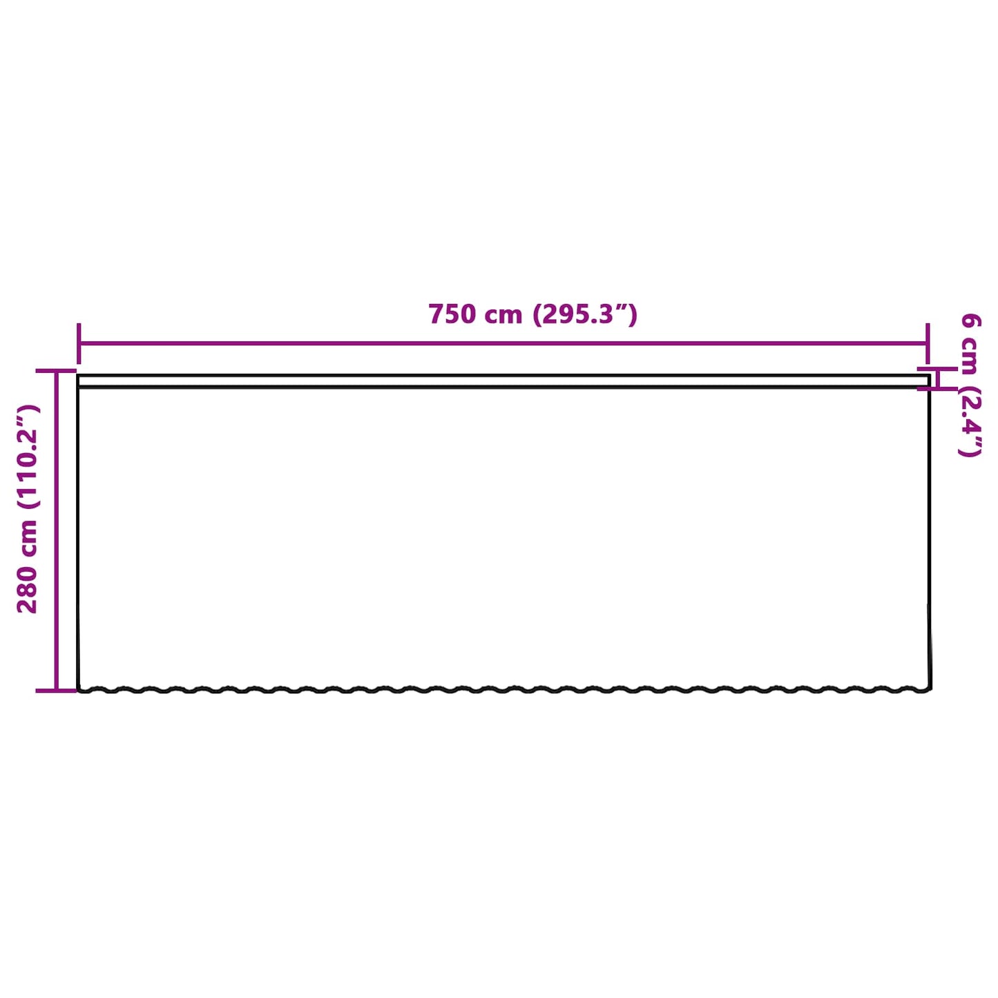 Voilage dentelle avec rideaux fleuris blanc 280 x 750 cm polyester