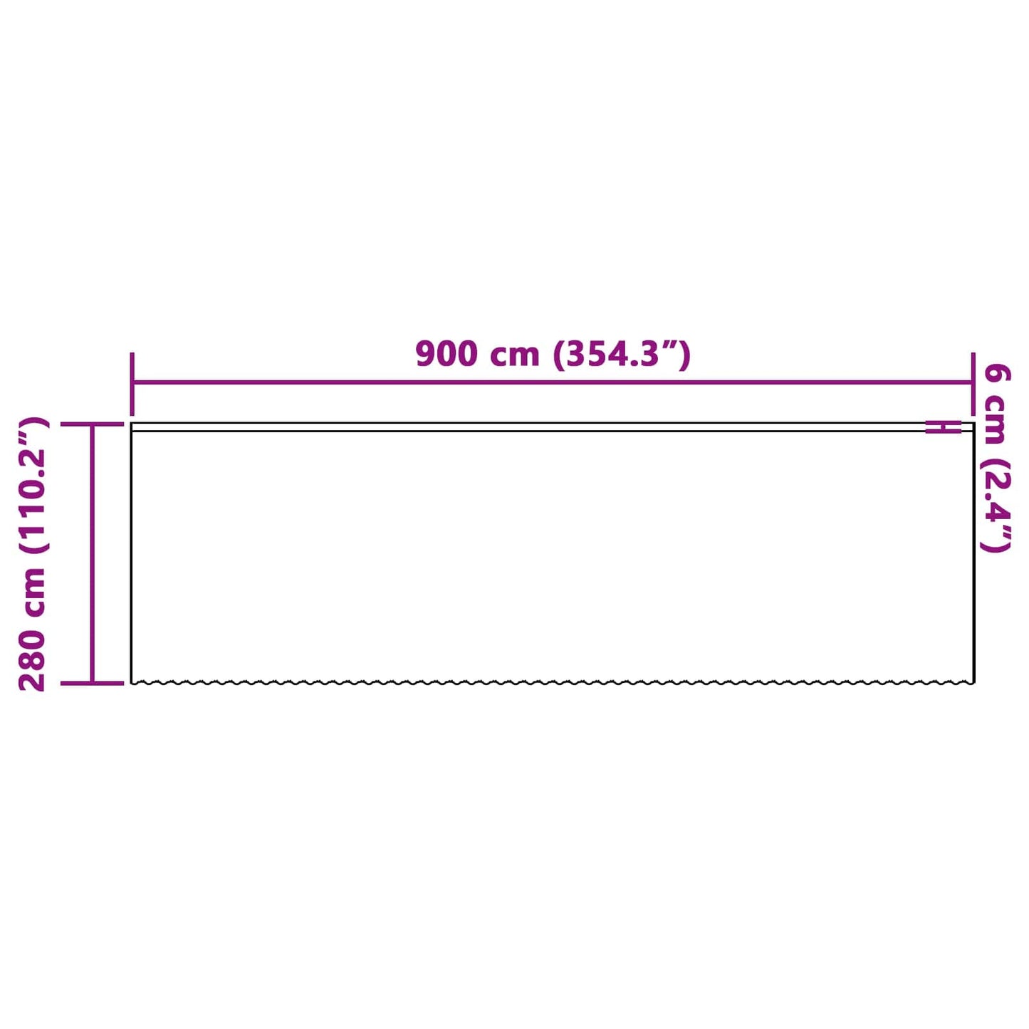 Voilage à œillets avec rideaux floraux blanc 280 x 900 cm Polyester
