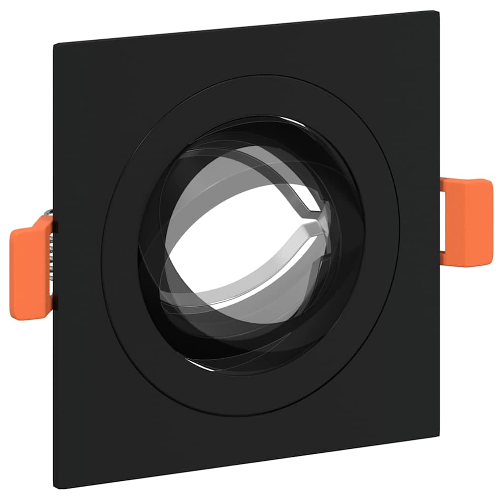 Projecteur 24 pcs Noir 9 x 9 x 2 cm Aluminium