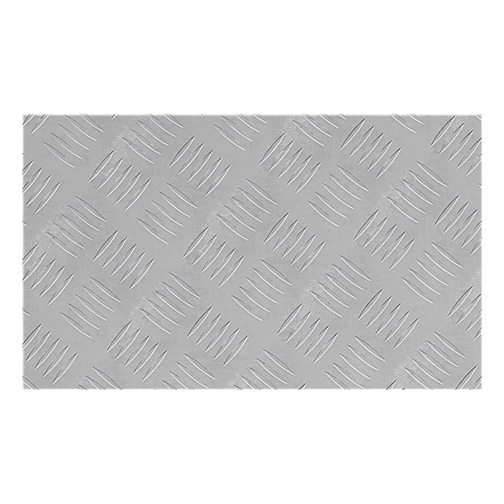 Treppe Tritt Rechtwinklig 4 pcs Silber 50 x 30 cm Aluminium