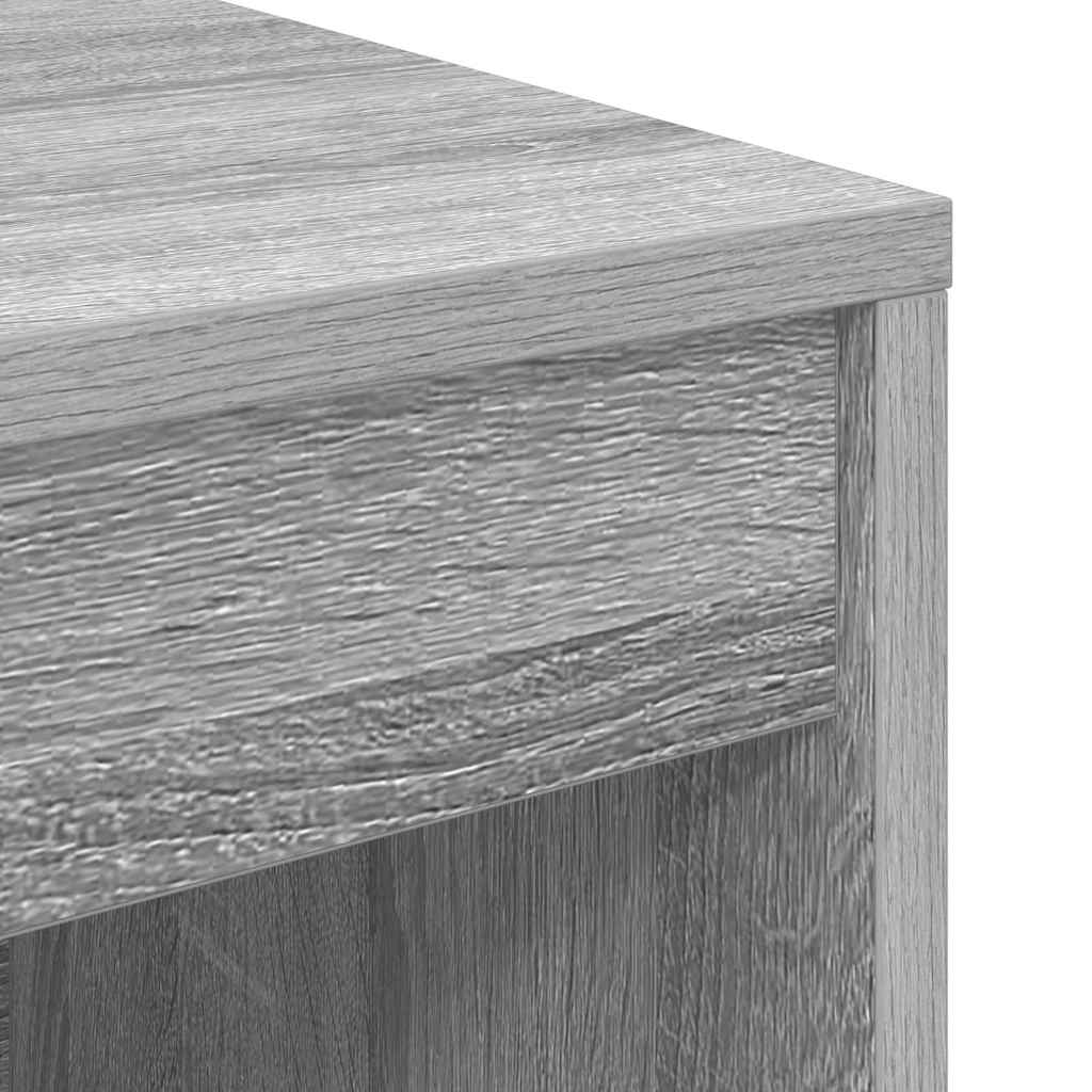 Schreibtisch mit Schubladen 2 pcs Graues Sonoma
