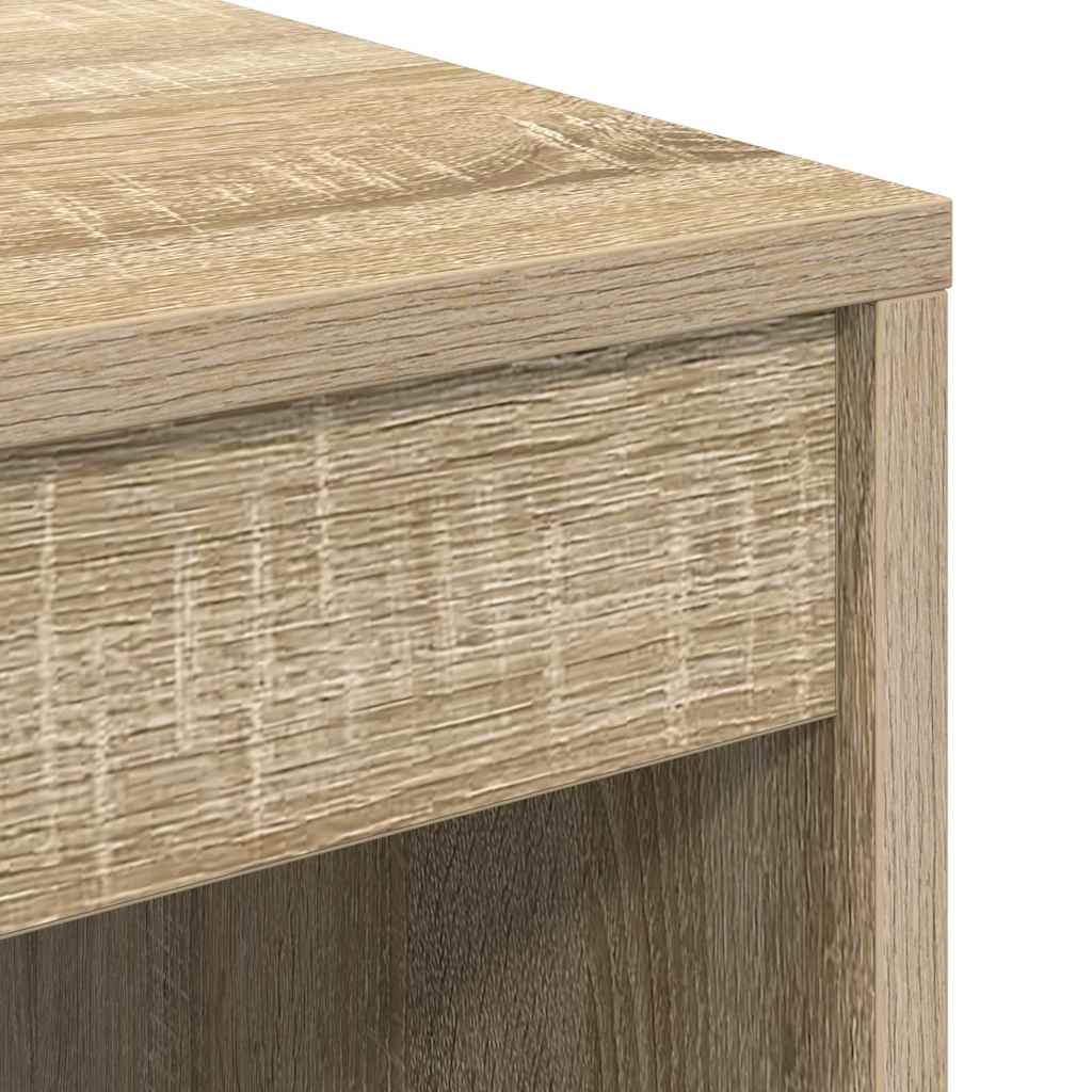 Desk with Drawers 2 pcs Sonoma Oak