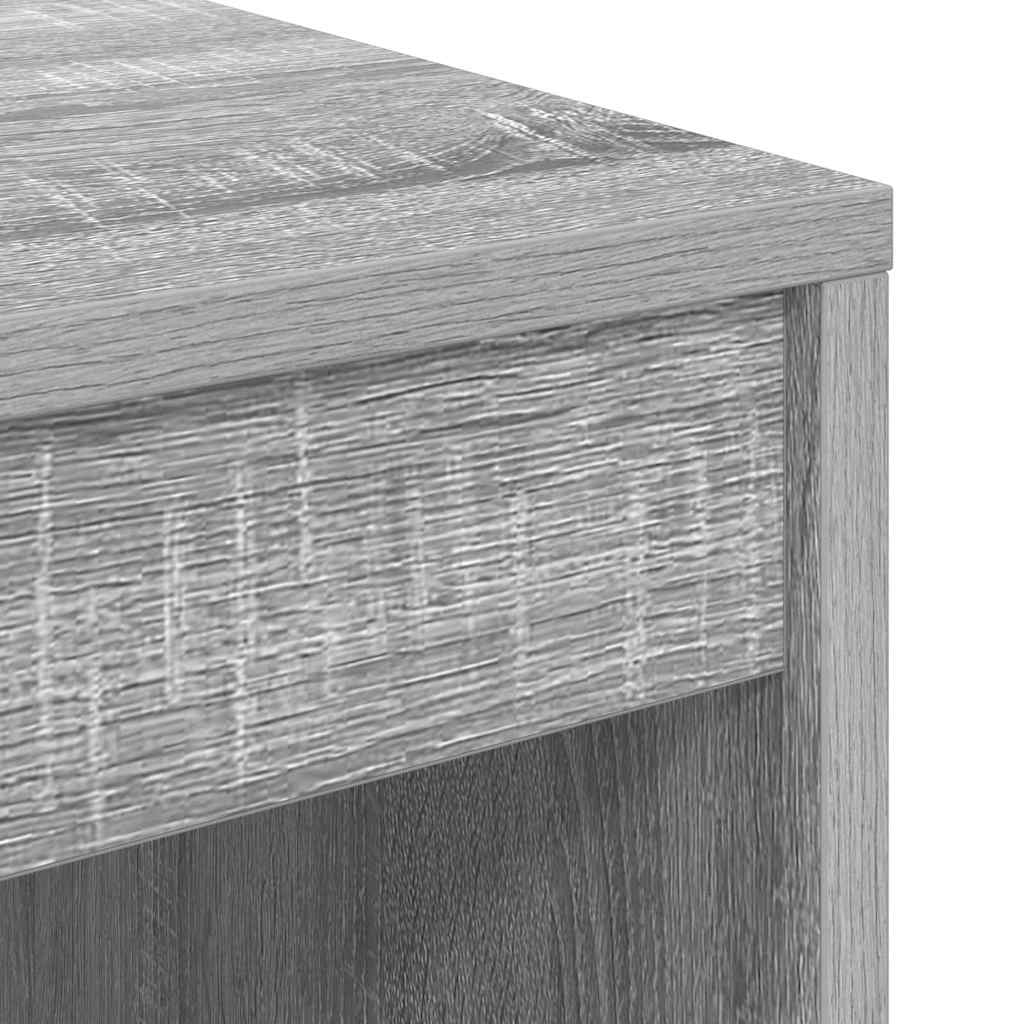 Desk with drawers 2 pcs Sonoma Grey