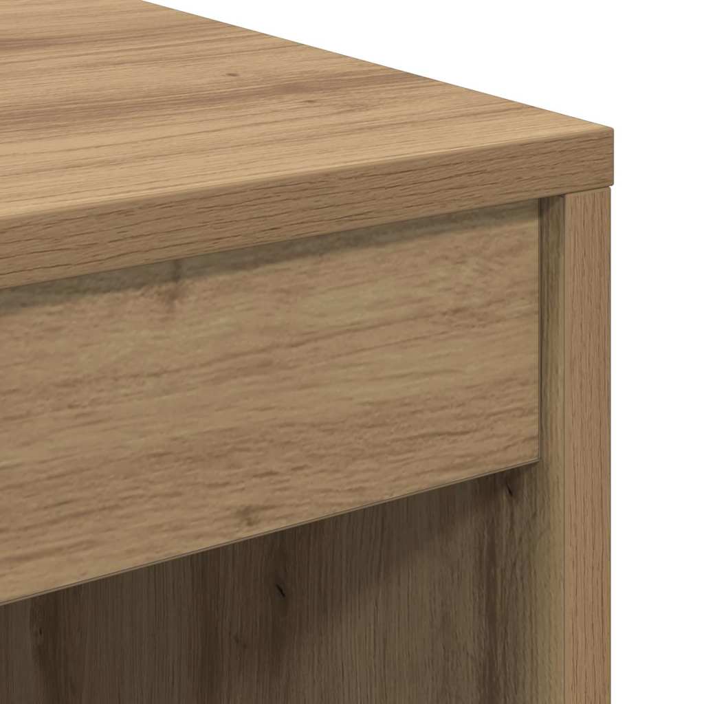 Schreibtisch mit Schubladen 2 pcs Artisan-Eiche