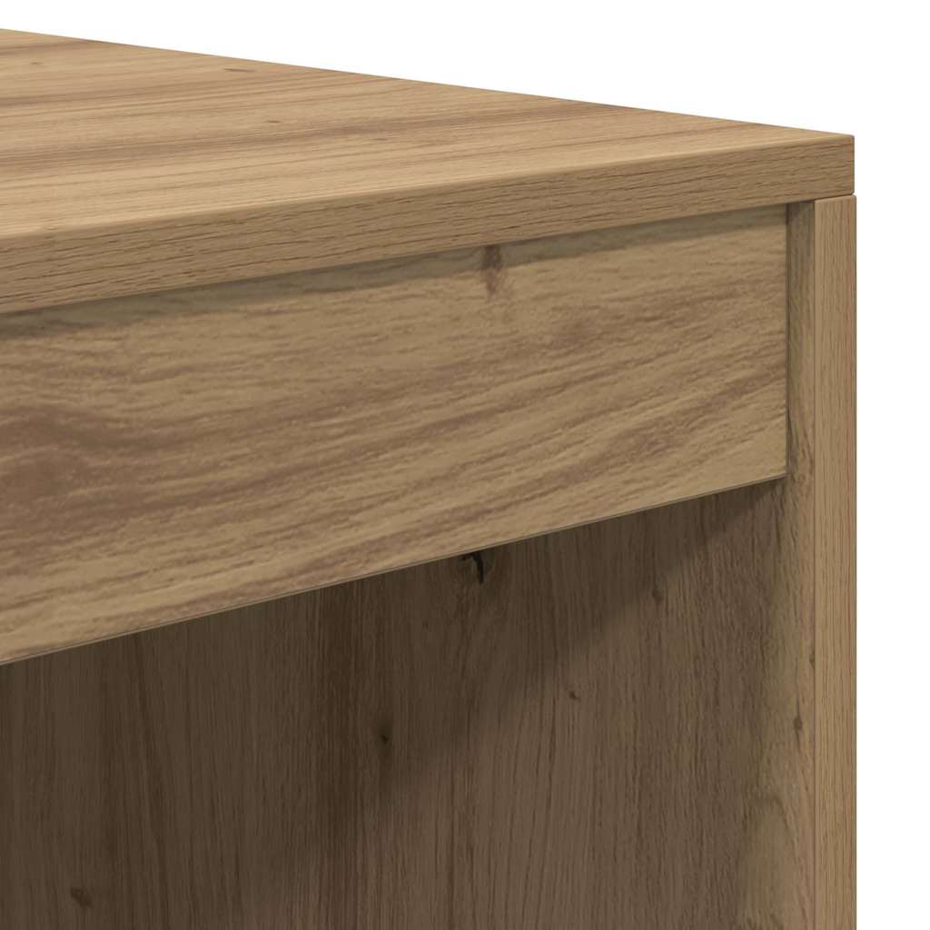 Bureau avec tiroirs 2 pcs Chêne Artisan