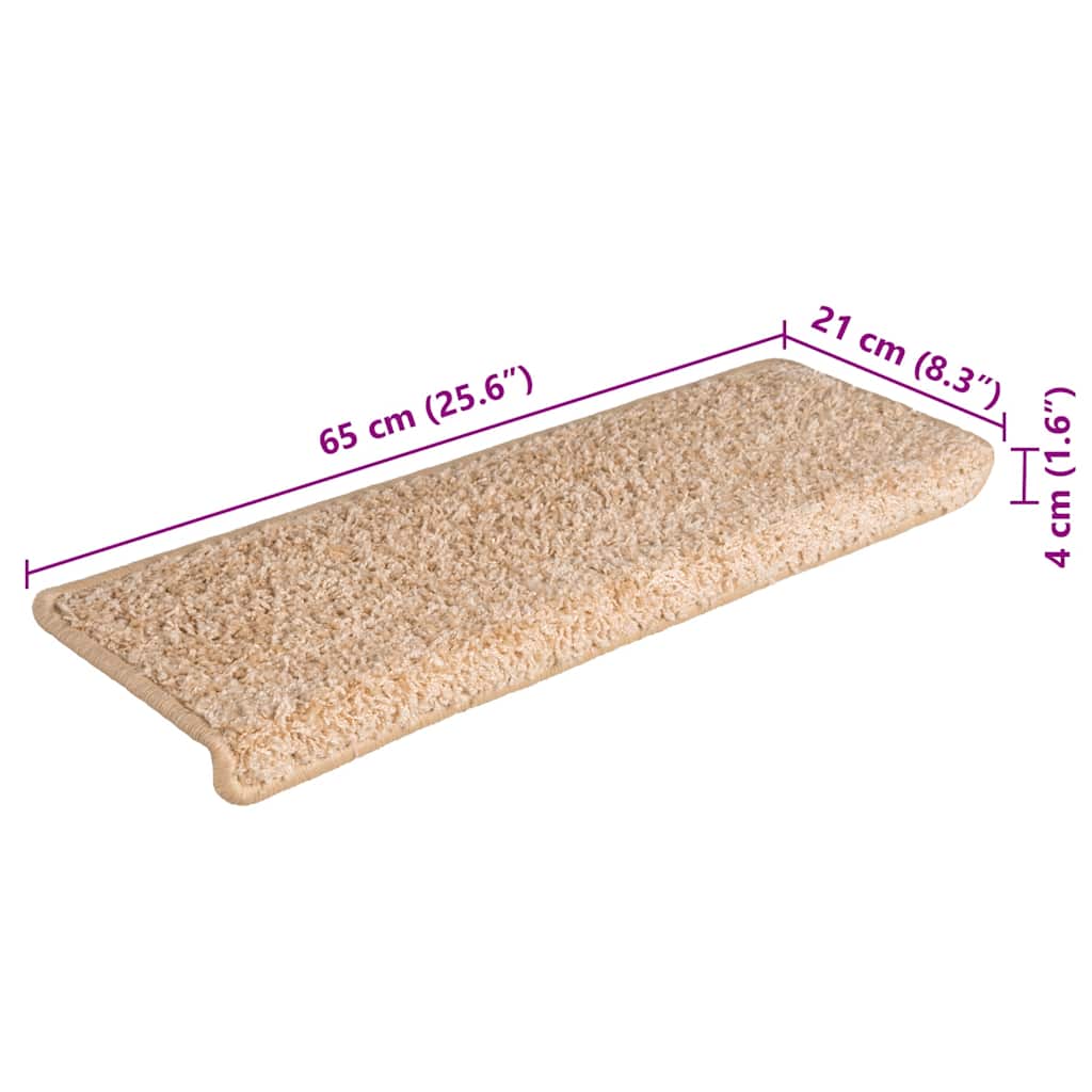 Tapis de marchettes 30 pièces 65x21x4 cm Or Bord rectangulaire