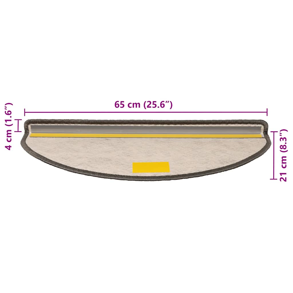 Stufenmatten Selbstklebend Sisal-Optik 30 Stk. 65x21x4cm