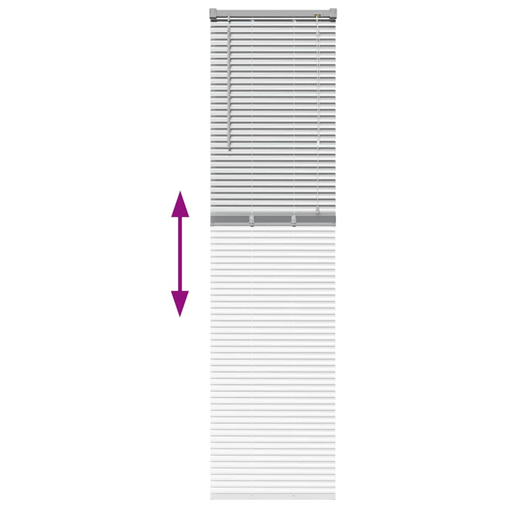 Venetian Blinds Silver 175 x 45 cm Aluminum