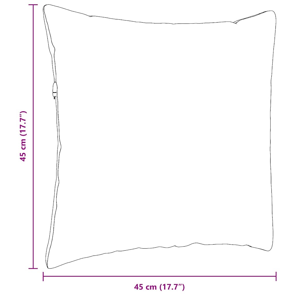 Sofakissen 2 Stück Meergrün 45 x 45 cm Cordstoff