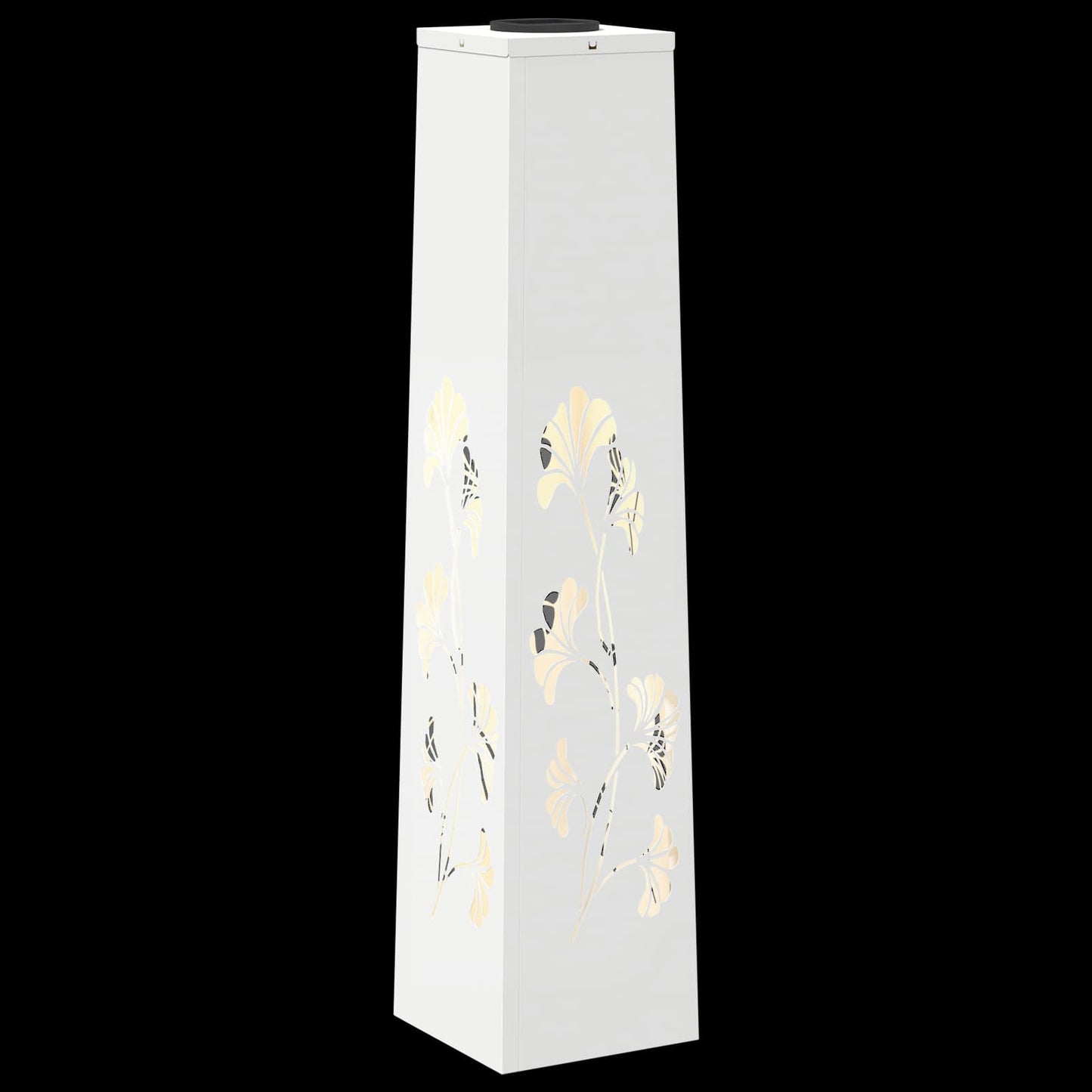 Solar LED Weg Licht 2 pcs Weiß Kalt gewalzter Stahl