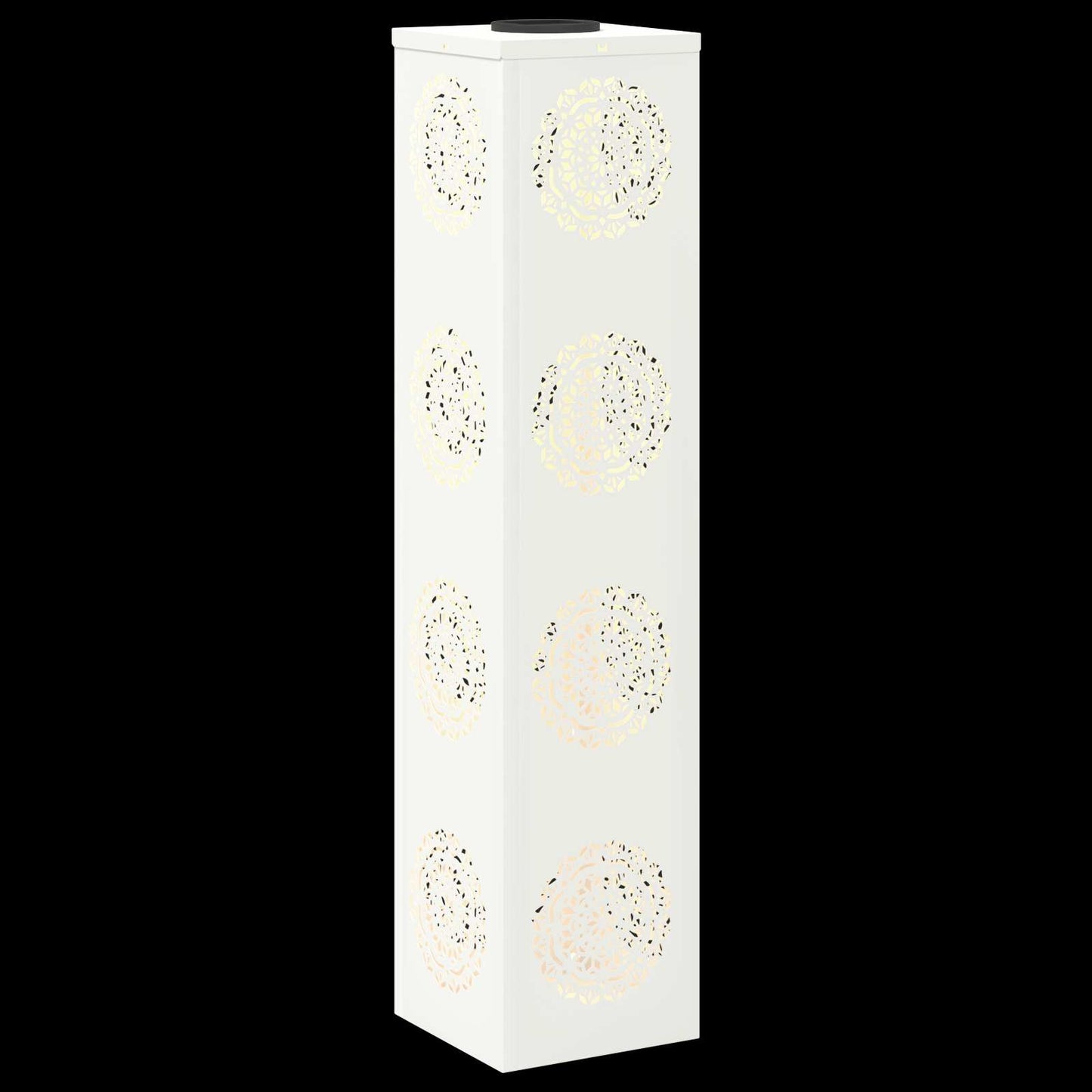 Solar LED Weg Licht 2 pcs Weiß Kalt gewalzter Stahl