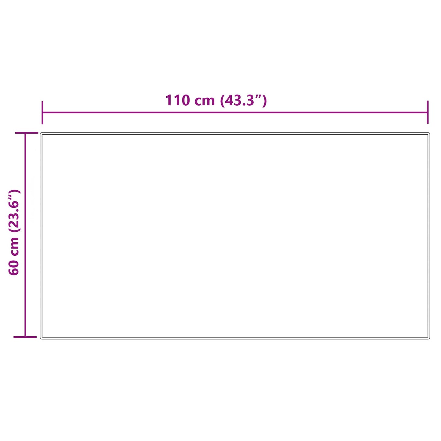 Tapis en peau de mouton synthétique Tafalla crème 60 x 110 cm polyester