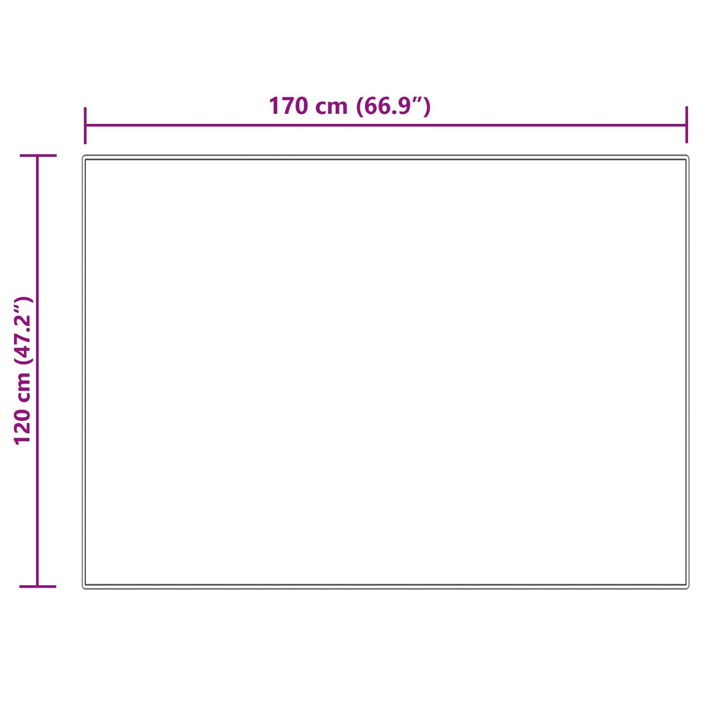 Kunstschaffell Teppich Tafalla Creme 120 x 170 cm Polyester