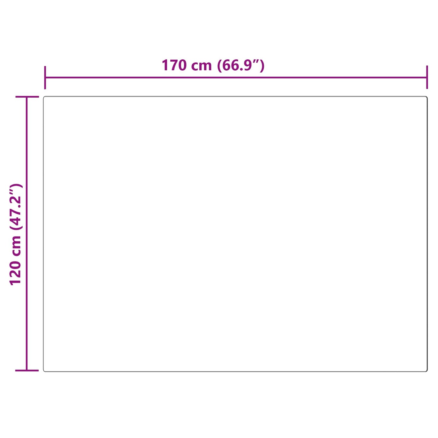 Kunstschaffell Teppich Tafalla Schwarz 120 x 170 cm Polyester