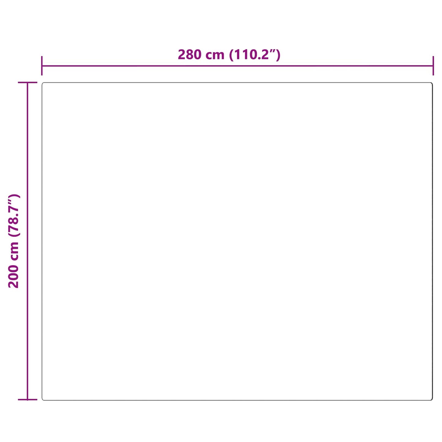 Kunstschaffell Teppich Tafalla Anthrazit 200 x 280 cm Polyester