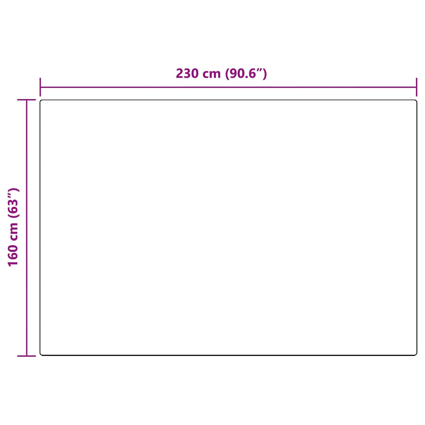 Kunstfell Hasen Teppich Olite Beige 160 x 230 cm Polyester
