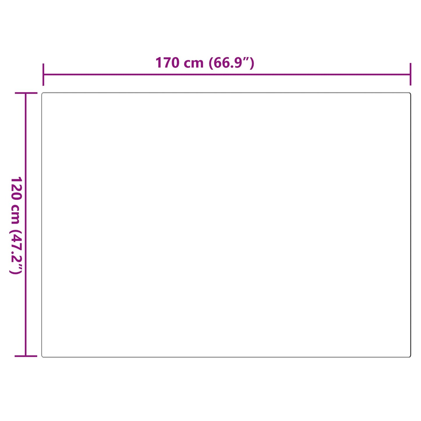 Kunstfell Hasen Teppich Olite Grau 120 x 170 cm Polyester