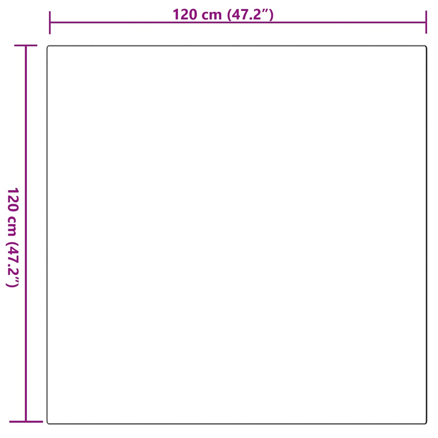 Tapis Olite rond en fausse fourrure de lapin rose 120 x 120 cm en polyester
