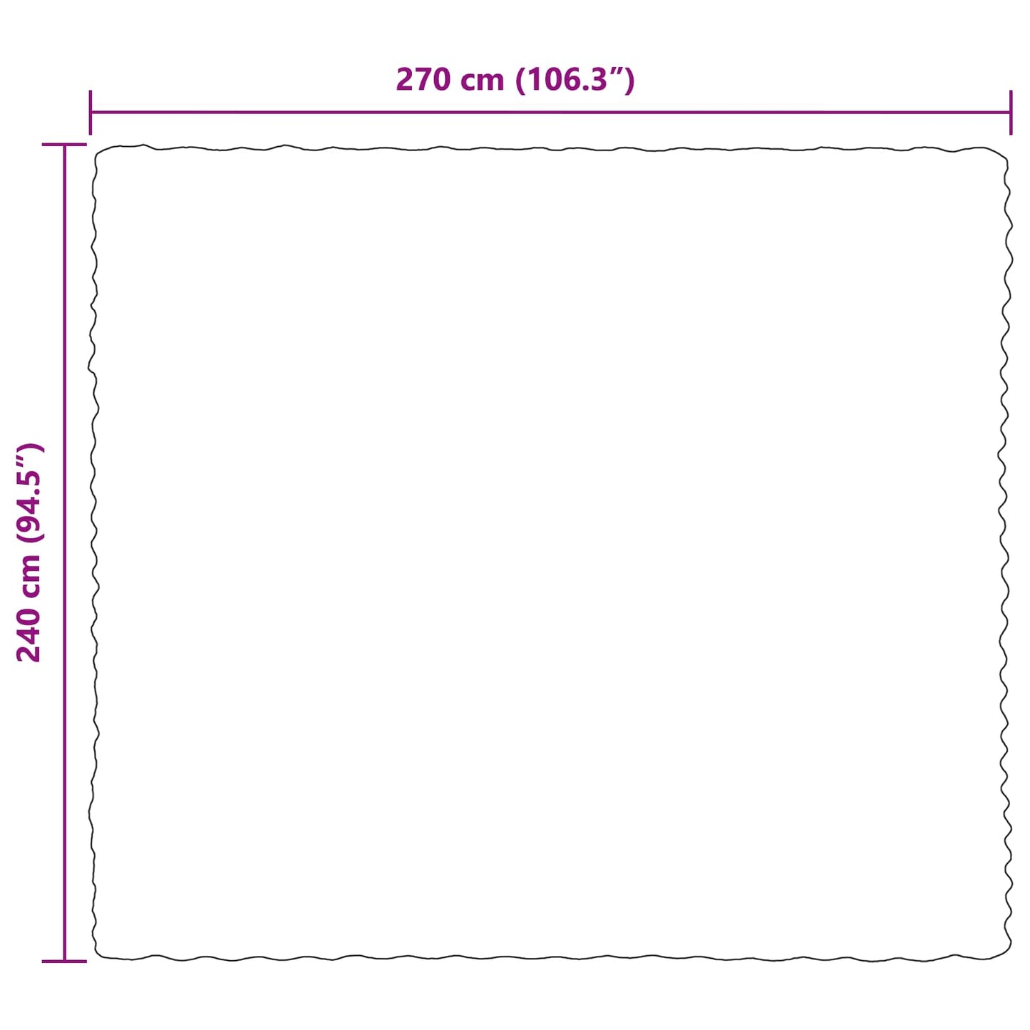 Kunstfell Kaninchenfell Decke Olite Marineblau 240 x 270 cm
