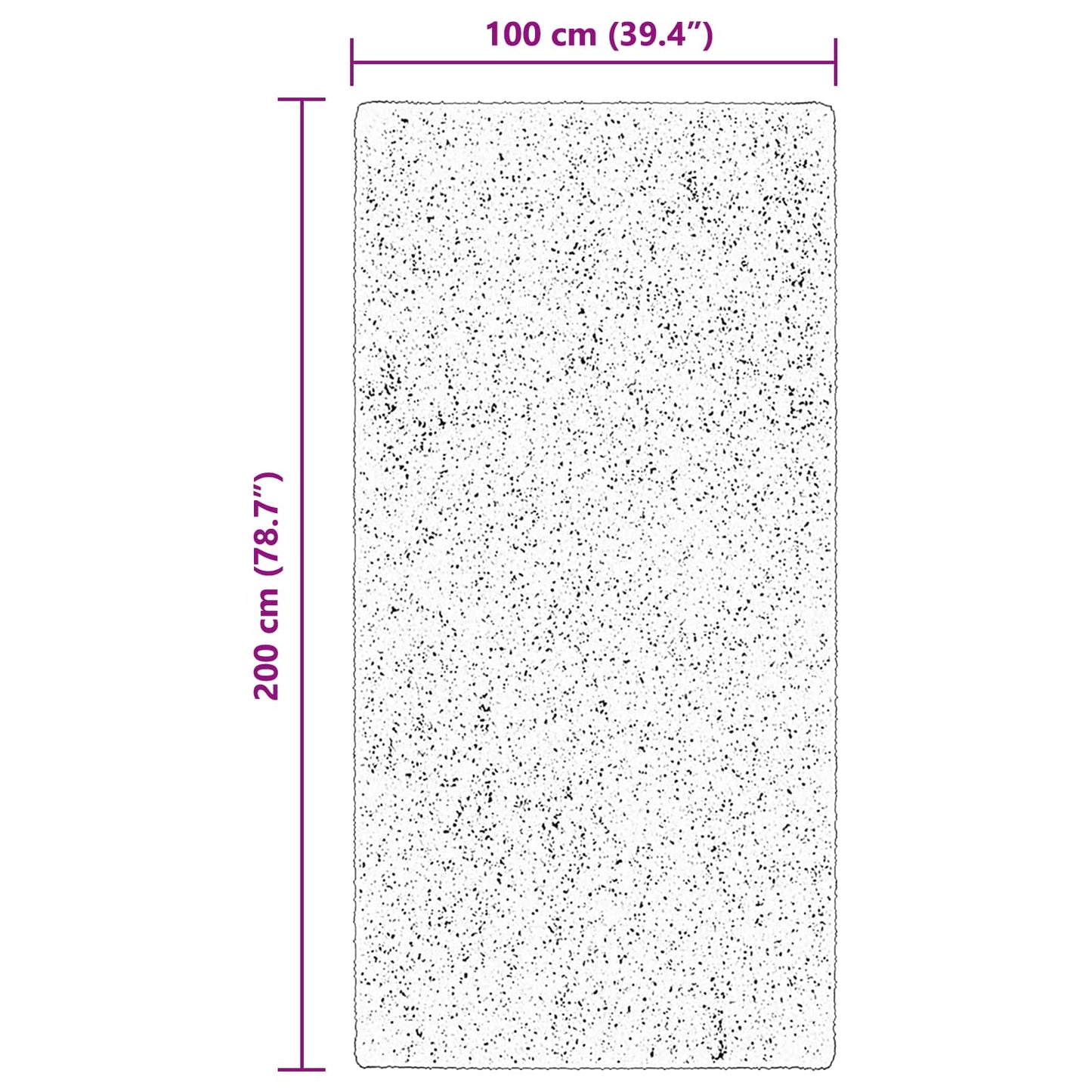 Bereichsteppiche HUARTE Braun 200 x 100 cm Polyester