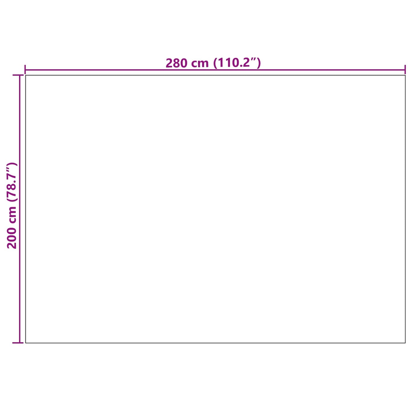 Bereichsteppiche HUARTE Natur 280 x 200 cm Polyester