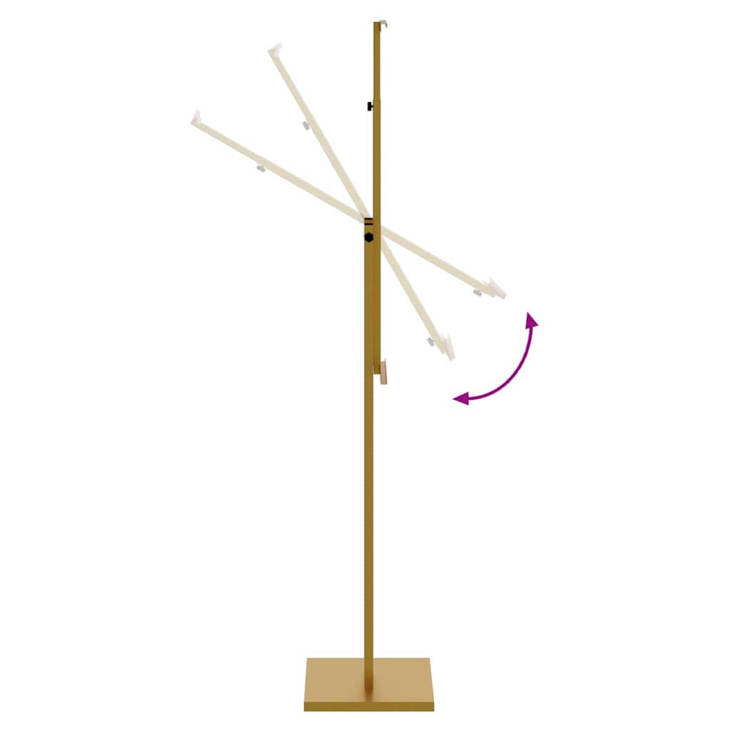 Messestände 2 pcs Gold 26,5 x 26,5 x 150 cm Stahl