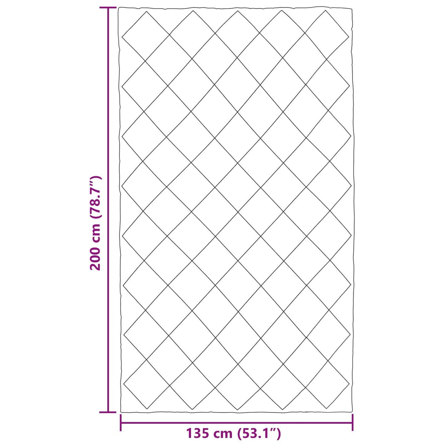 Ganzjahresbettdecke Anthrazit und Taupe 200 x 135 cm Mikrofaser