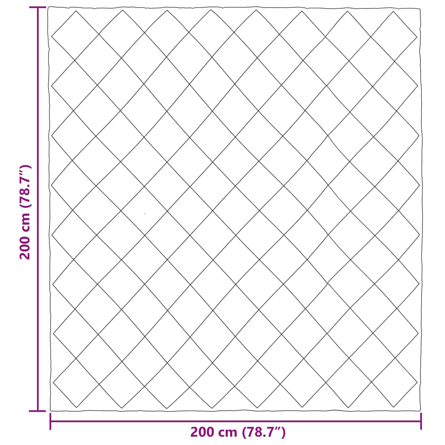 Ganzjahresbettdecke Taupe 200 x 200 cm Mikrofaser
