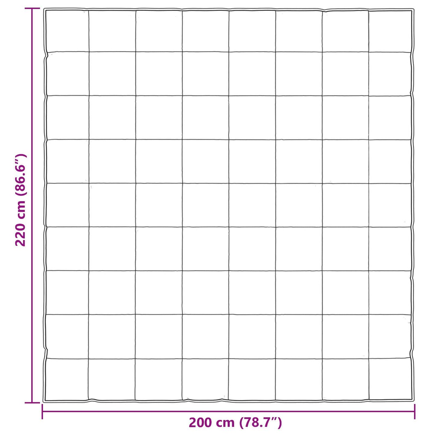 Ganzjahresbettdecke Silber 220 x 200 cm Satin und Mikrofaser