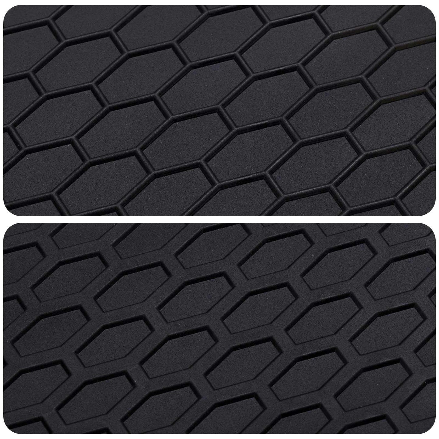 Car Floor Mat 4 pcs Black VW T-CROSS TPE