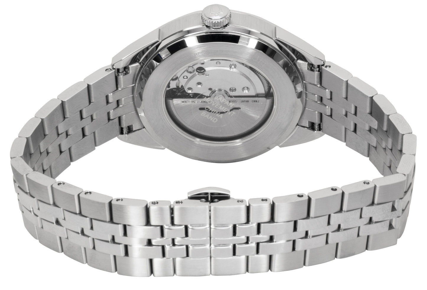Bulova Sutton Edelstahl Gr?nes Zifferblatt Automatik 96B424 Herrenuhr