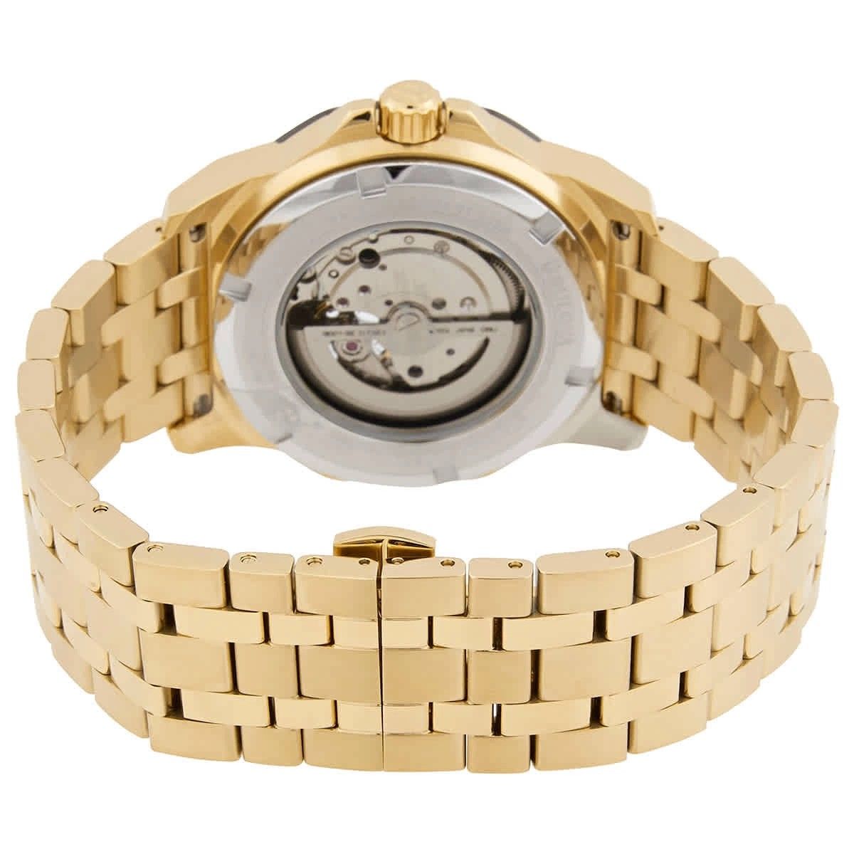 Bulova Marine Star Open Heart Schwarzes Zifferblatt Automatik Taucher 98A273 200M Herrenuhr