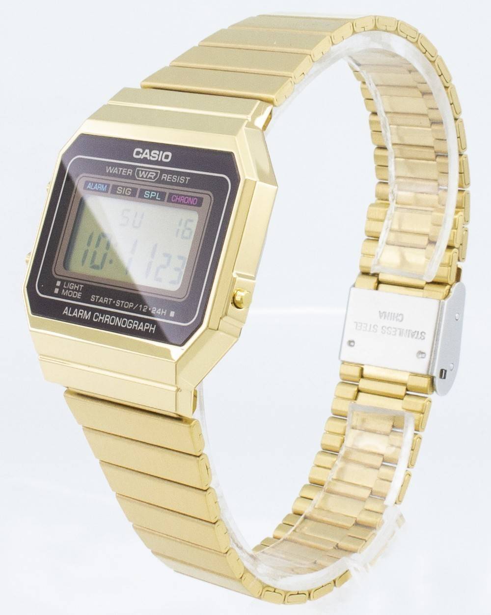 Casio Youth Vintage A700WG-9A Alarm Chronograph Quarz Herrenuhr