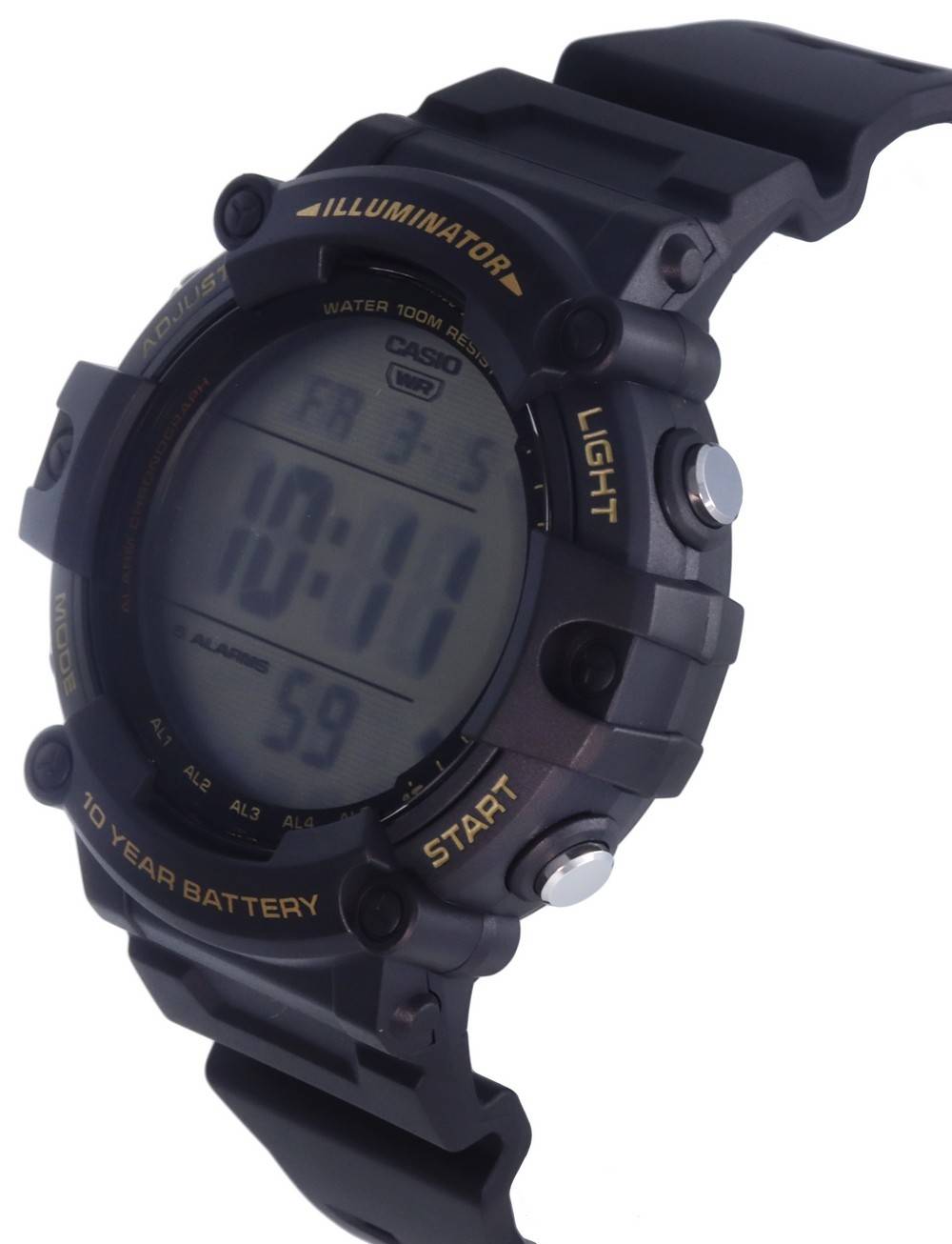Casio Digital Resin Quarz AE-1500WHX-1A AE1500WHX-1 100M Herrenuhr