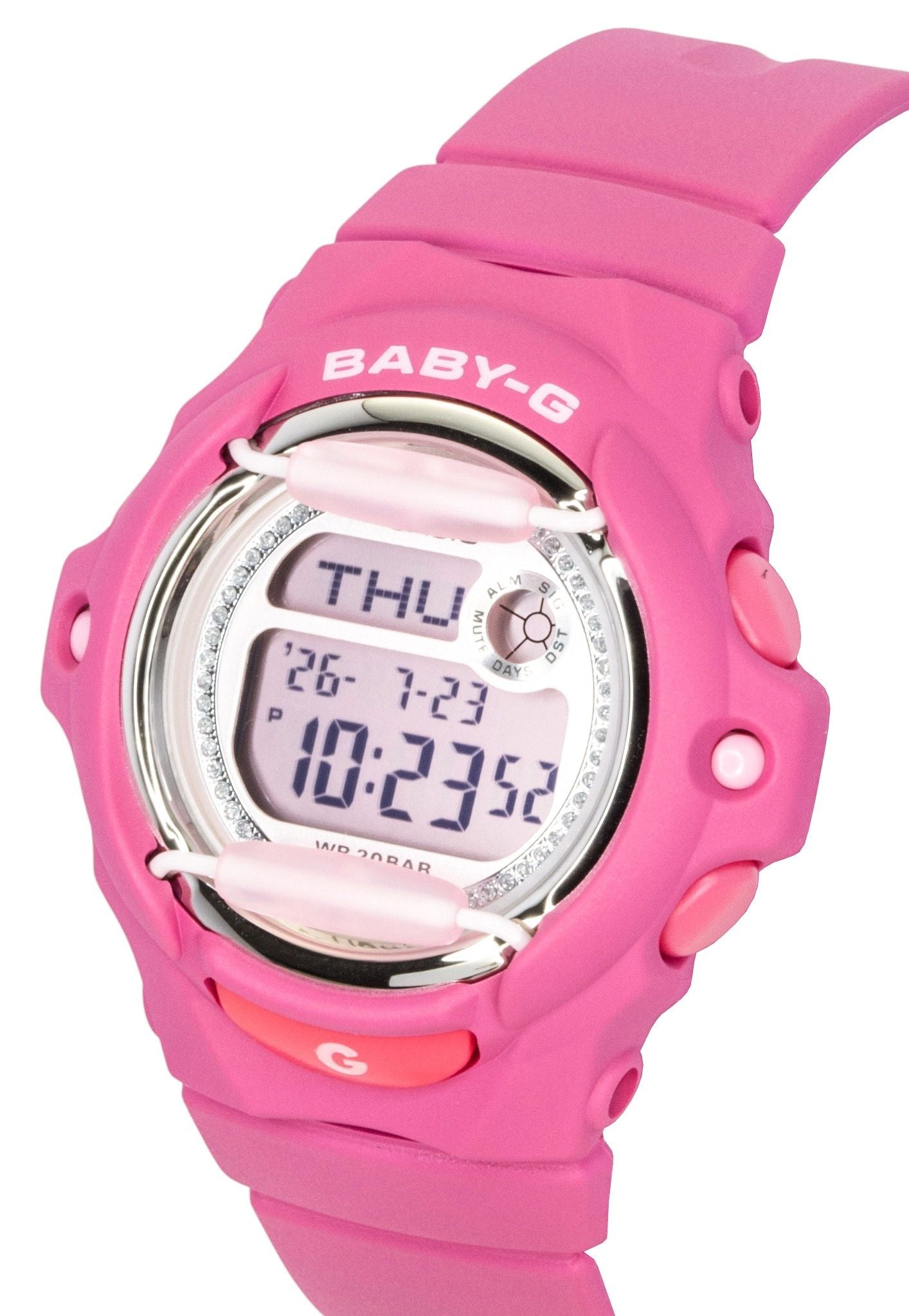 Casio Baby-G Digital Resin Strap Quarz BG-169KB-4B1 200M Damenuhr