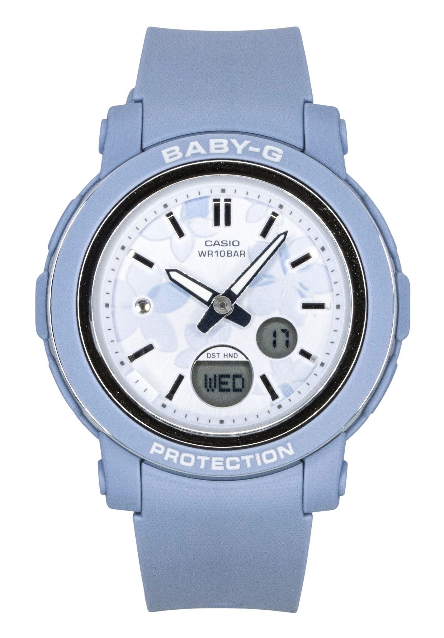 Casio Baby-G Analog Digital Resin Strap Multicolor Dial Quarz BGA-290FL-2A 100M Damenuhr