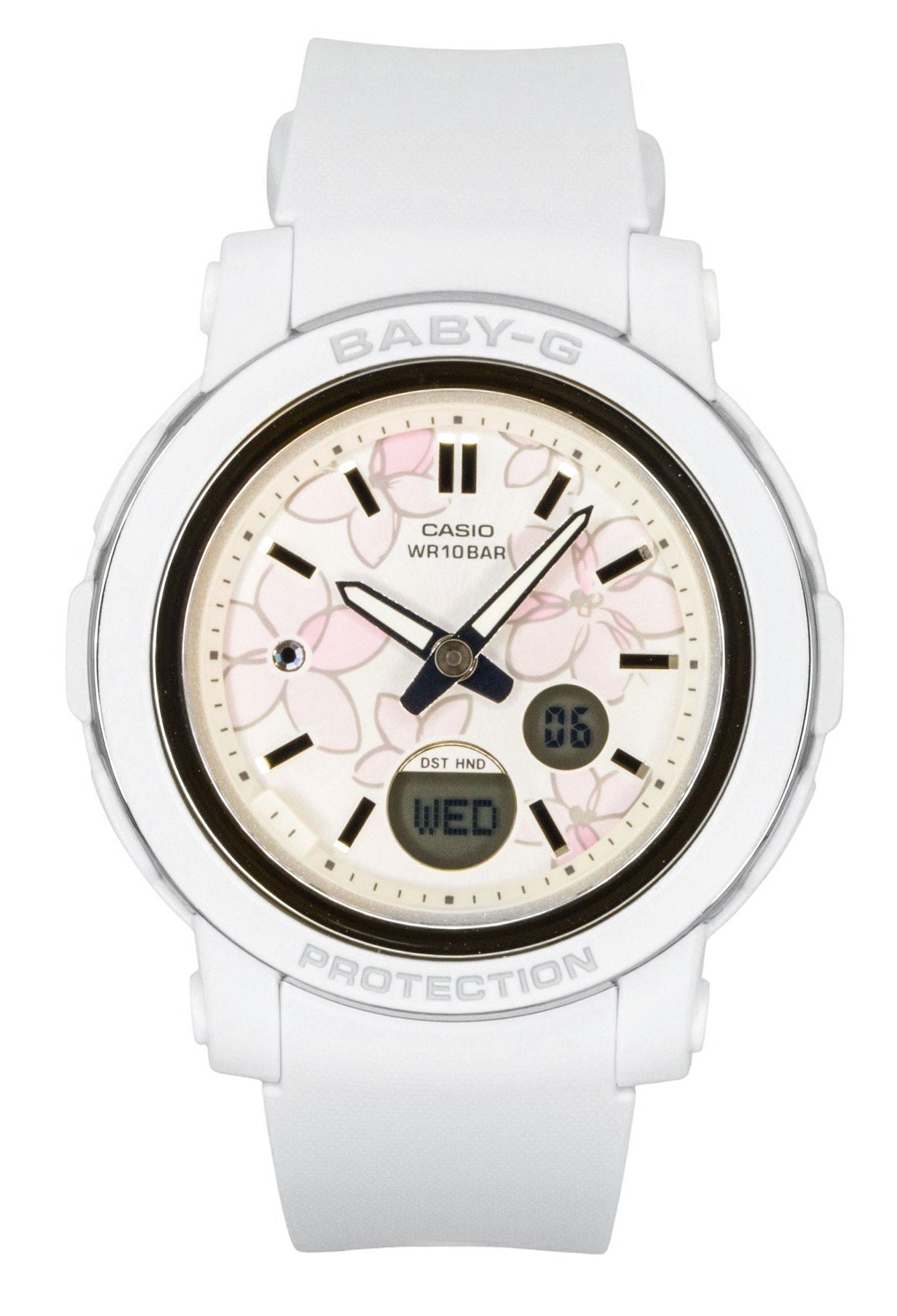 Casio Baby-G Analog Digital Resin Strap Multicolor Dial Quarz BGA-290FL-7A 100M Damenuhr