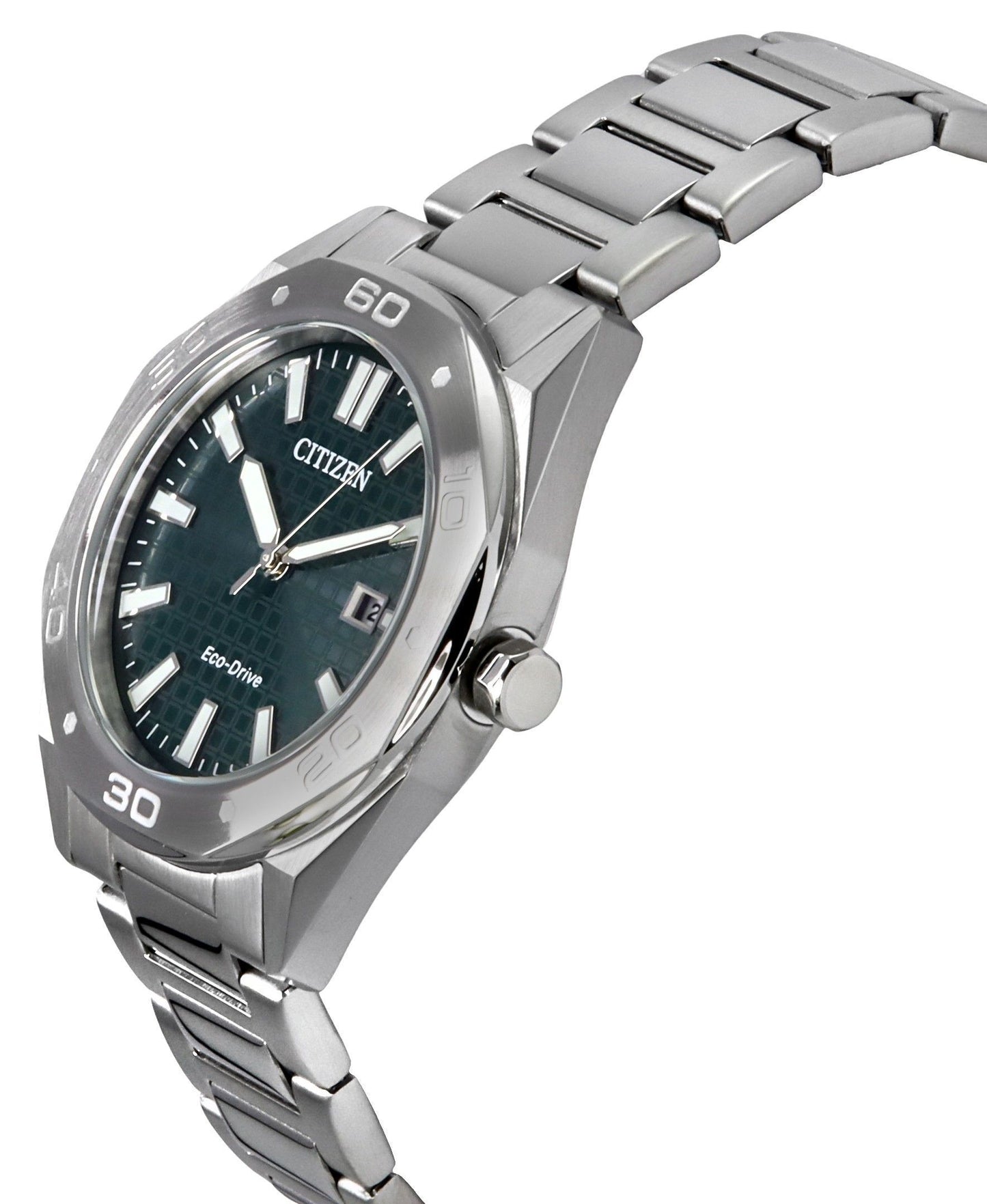 Citizen Eco-Drive Edelstahl Gr?nes Zifferblatt BM7630-80X 100M Herrenuhr