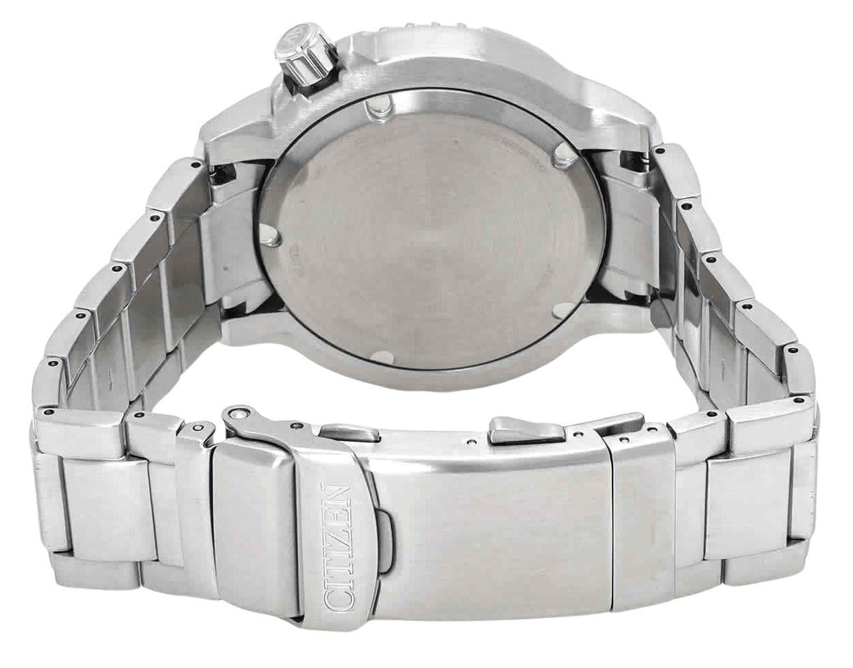 Citizen Promaster Dive Edelstahl Light Blaues Zifferblatt Eco-Drive Taucher BN0165-55L 200M Herrenuhr
