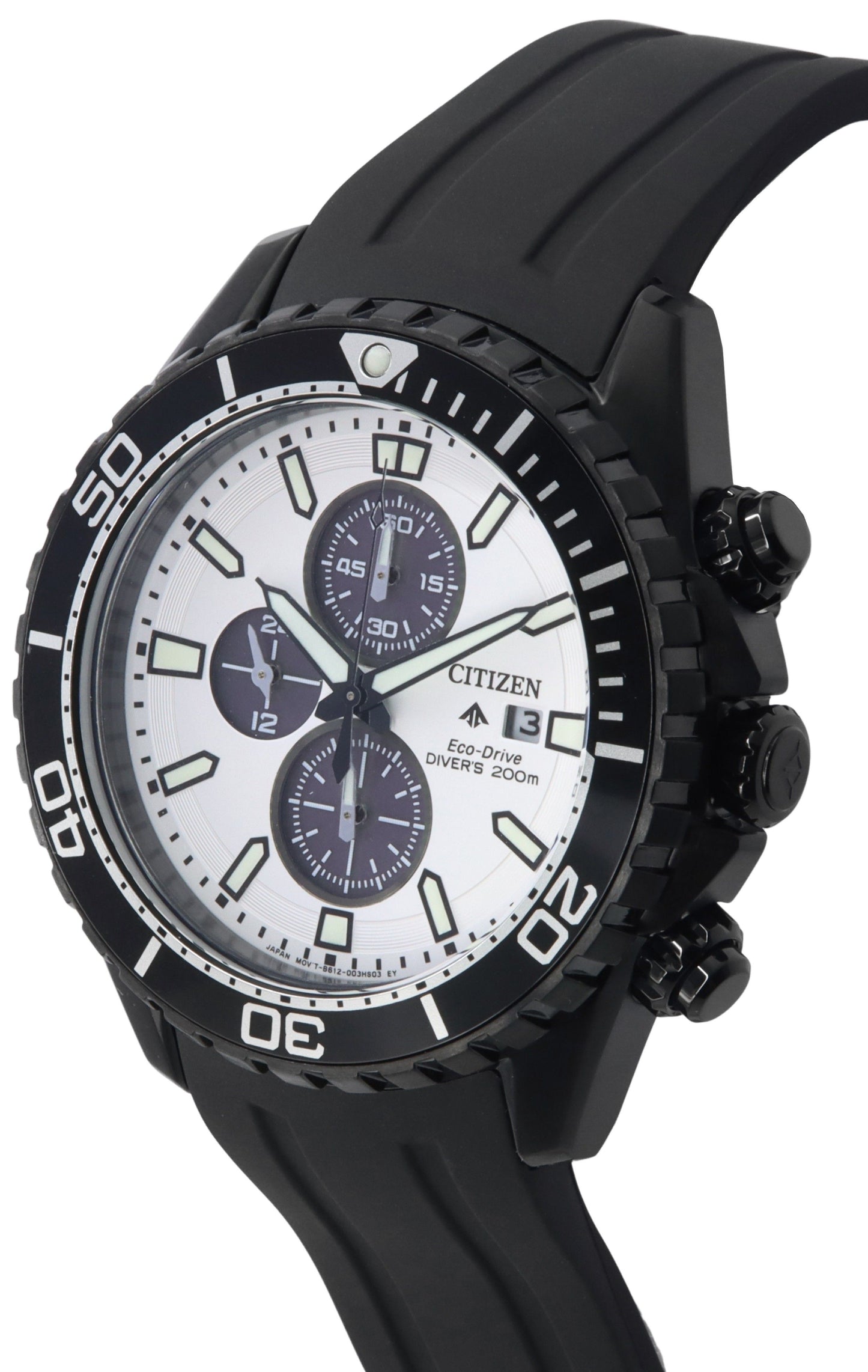Citizen Promaster Marine Eco-Drive Chronograph White Dial Taucher CA0825-05A 200M Herrenuhr