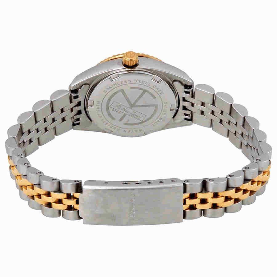 Mathey-Tissot Mathy II Two Tone Edelstahl Perlmutt-Zifferblatt Quarz D710BI Damenuhr