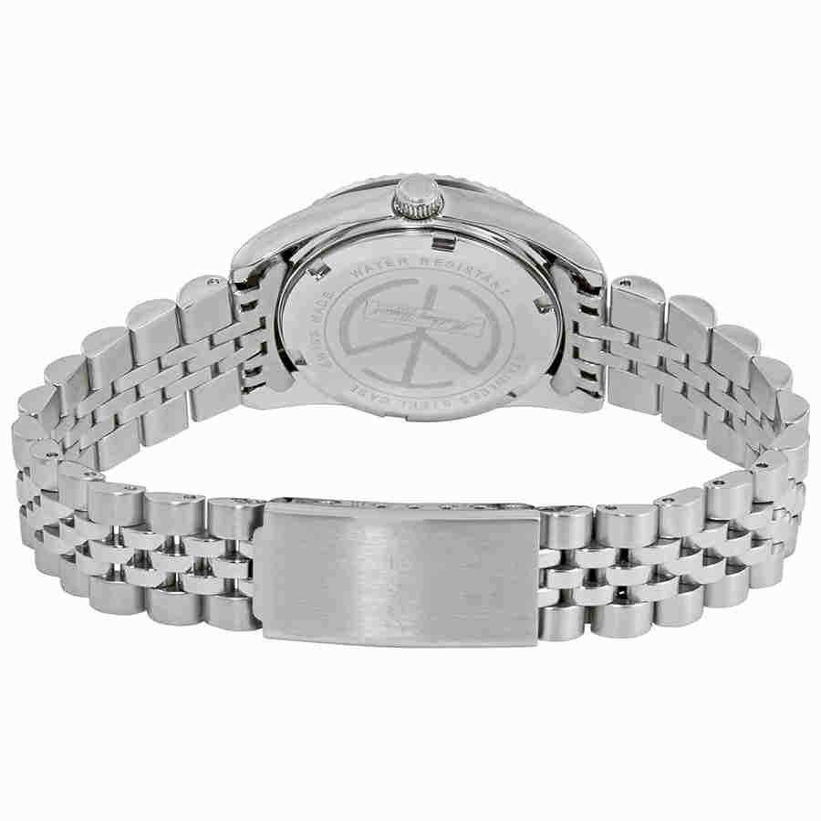 Mathey-Tissot Mathy III Edelstahl Grünes Zifferblatt Quarz D810AV Damenuhr
