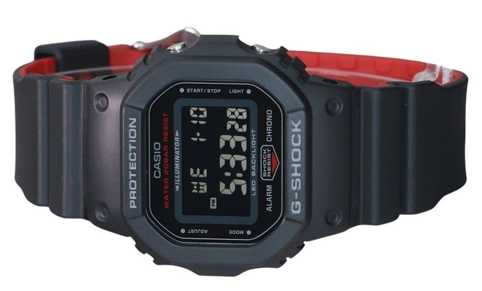Casio G-Shock Digital Resin Strap Quarz DW-5600UHR-1 200M Herrenuhr