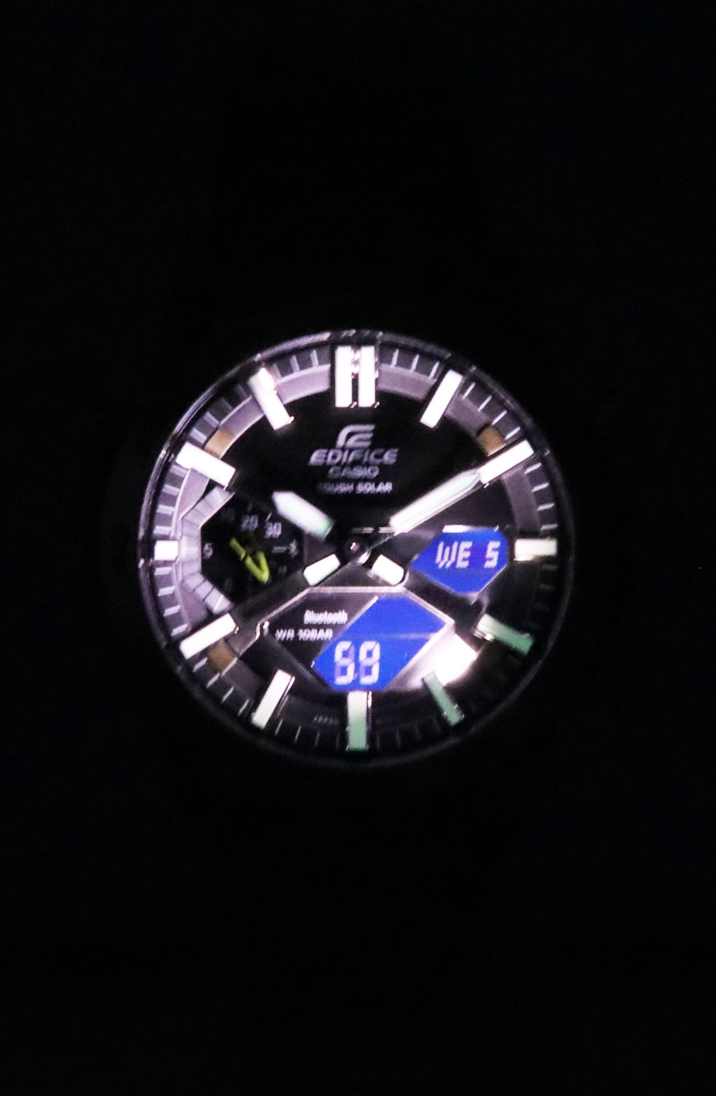 Casio Edifice Sospensione Analog Digital Smartphone Link Tough Solar ECB-2000DD-1A 100M Herrenuhr