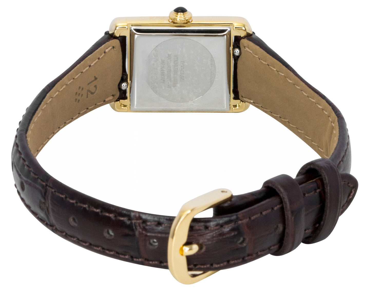 Citizen Fio Roma Calf Lederarmband Silberfarbenes Zifferblatt Eco-Drive EG2797-13A Damenuhr