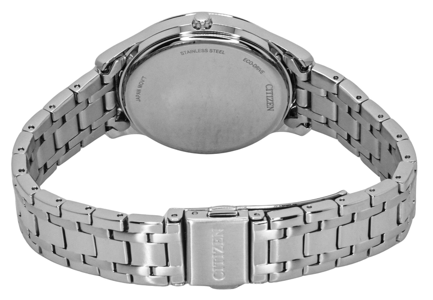 Citizen Elegance Edelstahl Pink Dial Eco-Drive EM0411-71X Damenuhr